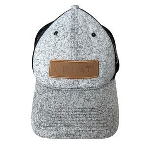 Ariat Logo Gray and Black SnapBack Cap